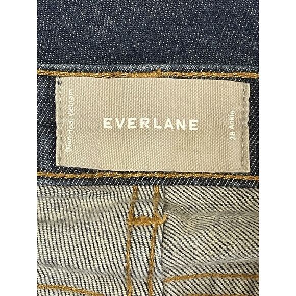 Everlane Women's Jeans Size 28 Blue Ankle Dark Wash Skinny Jean Mid Rise In EUC! - Picture 9 of 10